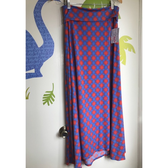 LuLaRoe Dresses & Skirts - Lularoe Maxi Geometric Print  Long Skirt Sz Small